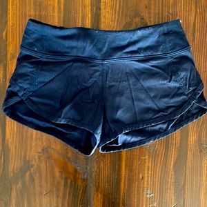 Blue kids workout shorts